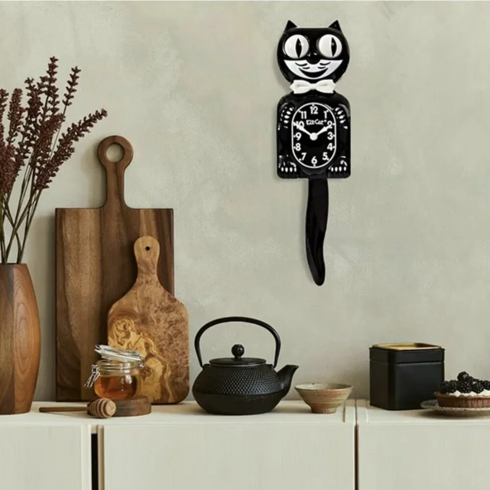 Classic Black Kit-Cat Klock 15.5